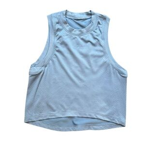 lululemon athletica Light Blue Muscle Tee Sz S